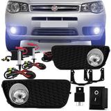 Kit Farol Milha Palio Siena Strada Weekend G3 2004 A 2012 + Xenon 8000K - Prime