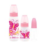 Kit fases fiona desenhos com 3 - rosa - Lillo