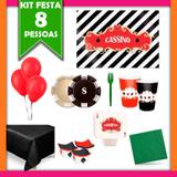 Kit Festa Cassino 08 Pessoas - Festabox