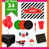 Kit Festa Cassino 24 Pessoas - Festabox