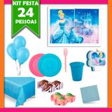Kit Festa Cinderela 24 Pessoas - Festabox