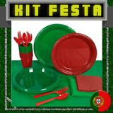 Kit Festa Copa do Mundo Portugal 20 pessoas - Festabox
