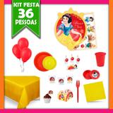 Kit Festa Infantil Branca de Neve 36 Pessoas - Festabox