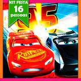 Kit Festa Infantil Carros Silver 16 Pessoas - Regina festas