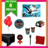 Kit Festa Infantil Como Treinar seu Dragão 08 Pessoas - Festabox