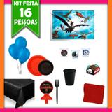 Kit Festa Infantil Como Treinar seu Dragão 16 Pessoas - Festabox