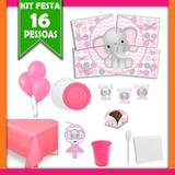 Kit Festa Infantil Elefantinha 16 Pessoas - Festabox