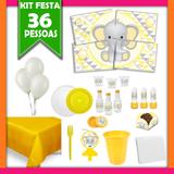 Kit Festa Infantil Elefantinho 36 Pessoas - Festabox