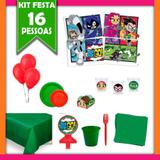 Kit Festa Infantil Jovens Titãs 16 Pessoas - Festabox