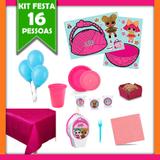 Kit Festa Infantil LOL Surprise 16 Pessoas - Festabox