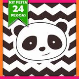 Kit Festa Infantil Panda 24 Pessoas - Festabox