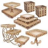 Kit Festa Mdf Aniversário Pérola Arabescos - Madeira e design