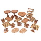 Kit Festa Mdf Aniversário Safari 29 peças - Madeira e design
