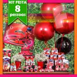 Kit Festa Miraculous Lady Bug 08 Pessoas Econômico - Festabox
