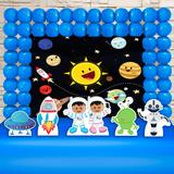 Kit Festa Ouro Astronauta Cute - IMPAKTO VISUAL