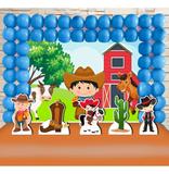 Kit Festa Ouro Cowboy Fazendinha - IMPAKTO VISUAL
