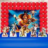 Kit Festa Ouro Madagascar 3 Circo - IMPAKTO VISUAL