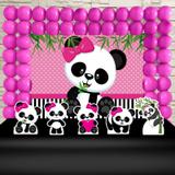Kit Festa Ouro Panda Rosa - IMPAKTO VISUAL