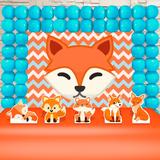 Kit Festa Ouro Raposa Raposinha Fox - IMPAKTO VISUAL