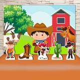 Kit Festa Prata Cowboy Fazendinha - IMPAKTO VISUAL
