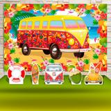 Kit Festa Prata Kombi Praia Peace - IMPAKTO VISUAL