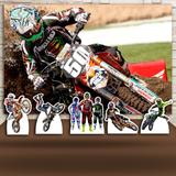 Kit Festa Prata Motocross Moto - IMPAKTO VISUAL