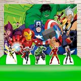Kit Festa Prata Os Vingadores Desenho - IMPAKTO VISUAL
