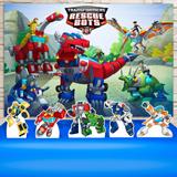 Kit Festa Prata Transformers Rescue Bots - IMPAKTO VISUAL