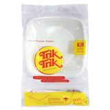 Kit Festa Pronta Branco Garfo e Prato c/10 - Trik Trik