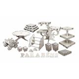 Kit Festa Provençal Decoração Mdf Luxo Branco Novo 23 Peças - Cia laser