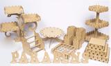 Kit Festa Provençal Luxo Cut 25 Peças em MDF Passa Fita - Cutmania