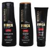 Kit Força Com Pimenta SH + Cond. 350ml + Másc. 250g - Bio extratus