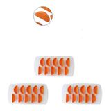 Kit forma de gelo com 10 cavidades frutas de silicone com 5 pçs - Top rio