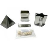 Kit formas para velas 2 (estrela, quadrada, piramide) - Fcformas