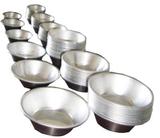 Kit Forminha Mini Empada Alumínio (12 Unid) Para Buffet Nº 0 - Continental