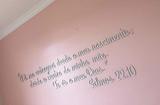 Kit Frase Salmos 22.10 MDF Decoração Pronta Entrega - Fabricação própria