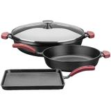 Kit Fritura 3 pçs Ferro c/ Alça de Silicone nr 01 MTA