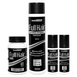 Kit Full Hair - 1 Shampoo 300mL + 2 Tônicos 30mL (cada) + 1 Frasco 60 Caps - Saúde Garantida