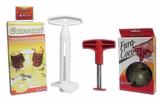 Kit Furador Abridor Fura Coco Verde E Descascador de Abacaxi Frutas - Keita
