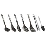 Kit Gourmet Iron Inox Em Nylon Com Silicone 7 Pçs - Jfz