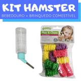 Kit Hamster com Brinquedo Comestível e Bebedouro Pawise
