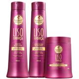 Kit Haskell Liso com Força Tratamento (3 produtos)