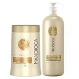 Kit Haskell Mandioca Shampoo E Máscara 1 Litro