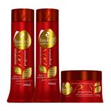 Kit Haskell Pós Progressiva Shampoo + Condicionador + Máscara