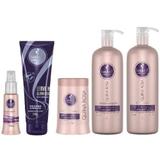Kit Haskell Quina Rosa C/5 Produtos 1L