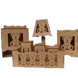Kit Higiene Bebê Urso 7 Peças - Companhia do m.d.f