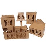 Kit Higiene Bebê Urso 8 Peças - Companhia do m.d.f