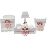 Kit Higiene do Bebê - Poá Branco - Nita baby