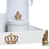 Kit Higiene Gold Com 6 Peças Quarto Bebê Menina Menino - Potinho de mel