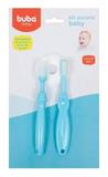 Kit Higiene Oral Massageador Bebê Azul Buba - Buba toys